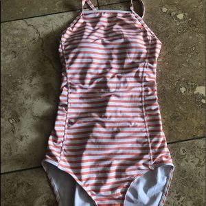 one piece striped swimsuit